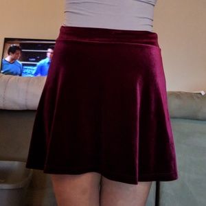 Velvet skirt